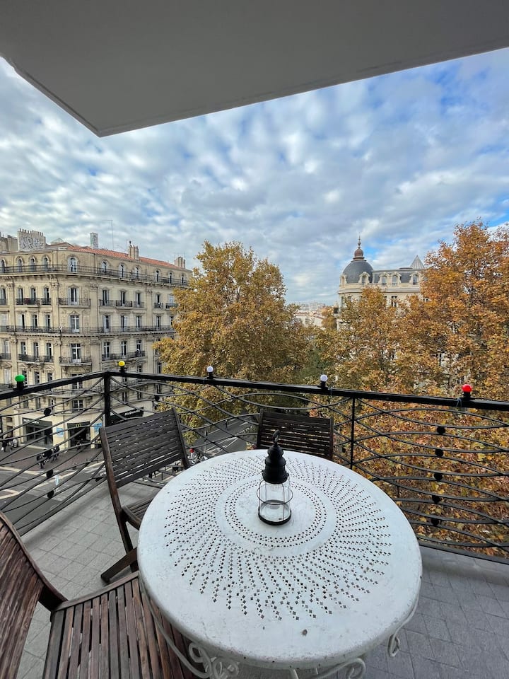 Appartement Marseille Terrasse Canebiere - Massif des Calanques