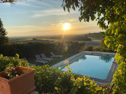 view overlooking the Gironde