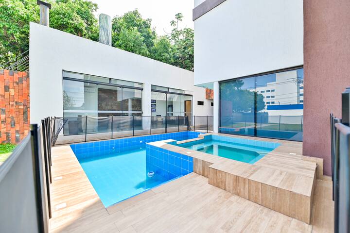 1br Con Piscina + Parking | Cerca Shopping Del Sol - Paraguay