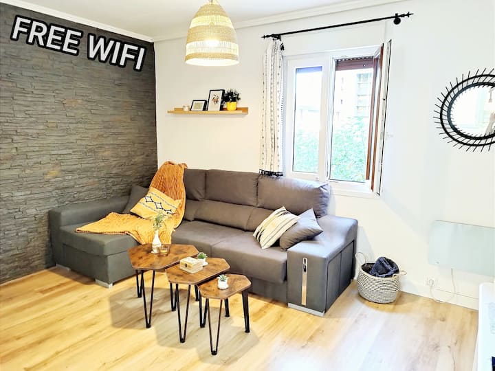 Bilbao Metro Nest - 2 Min Walk. 3-pax. - Bilbao