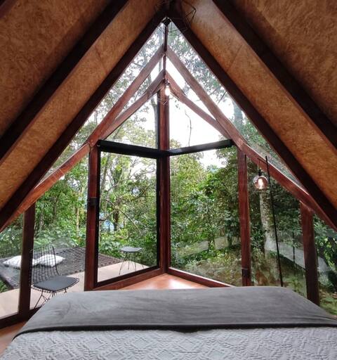 Cabin with a view of nature