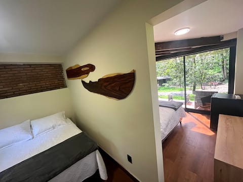 Cabaña en hotel UMA