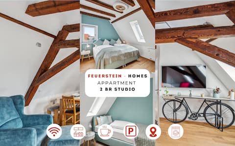 Flint - 2 BR apartment + smart TV + parking