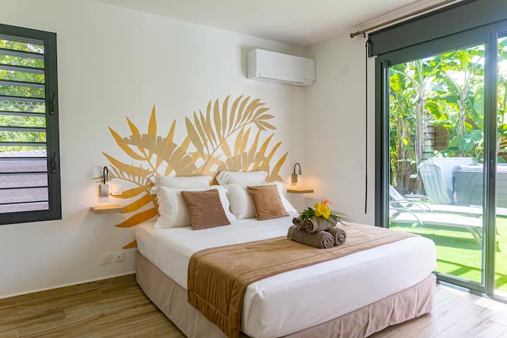 Domaine Simini - וילה FiFi - חדר שינה 2 עם גישה למרפסת 