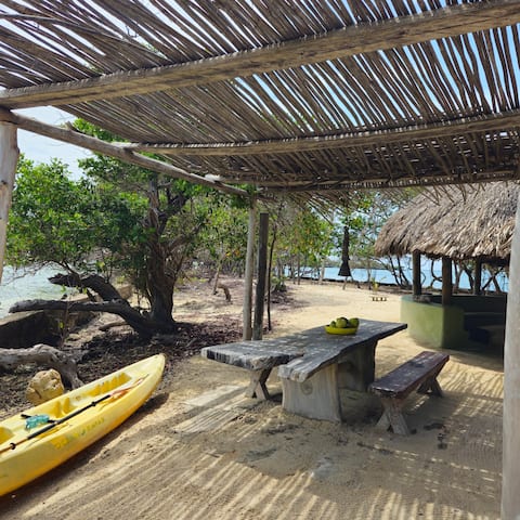 Accommodation in Rosario Island, Bolivar
