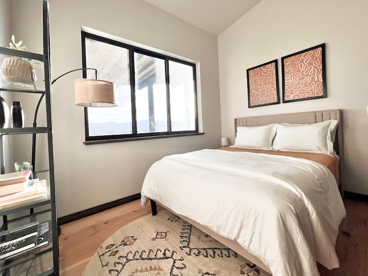 Please note that blackout curtains have been added. 