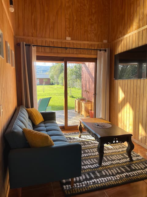 Successful Airbnb property: Comfort and a beautiful view of the volcano in Melipeuco