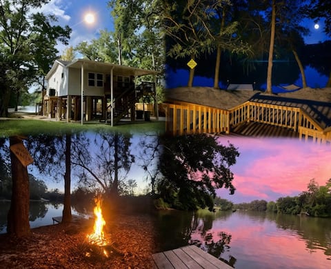 Riverside Oasis: Firepit, Canoe & Sunset Views