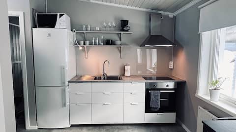 Newly renovated farmhouse with private patio