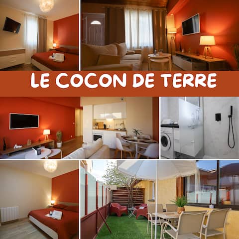 A cozy ground-floor haven, quiet, Wi-Fi, parking