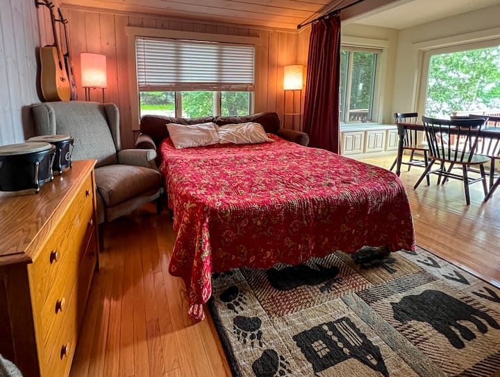 Estudio convertido en dormitorio