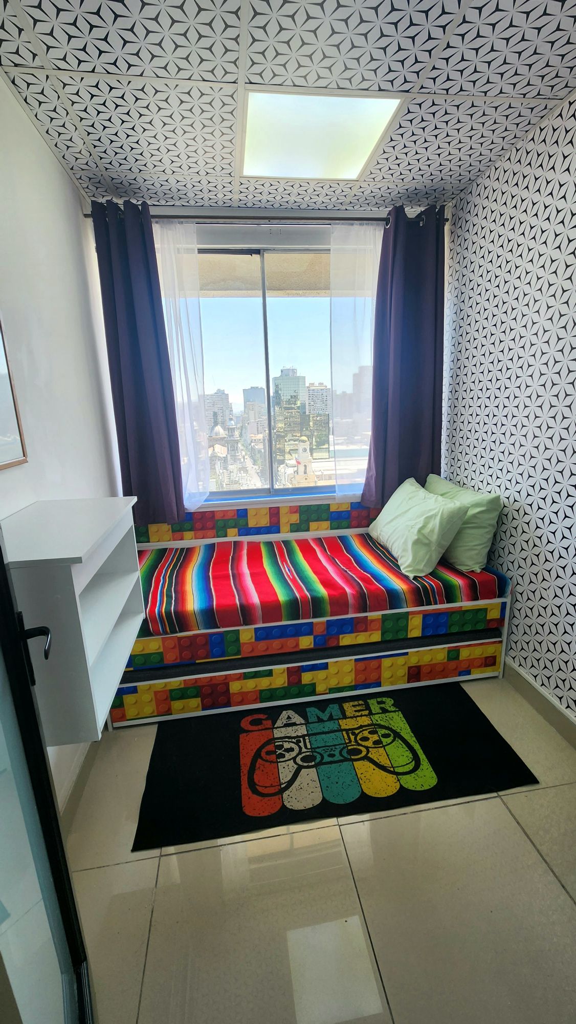 cohabitation 2 na kitanda cha trundle: kwa watu 2