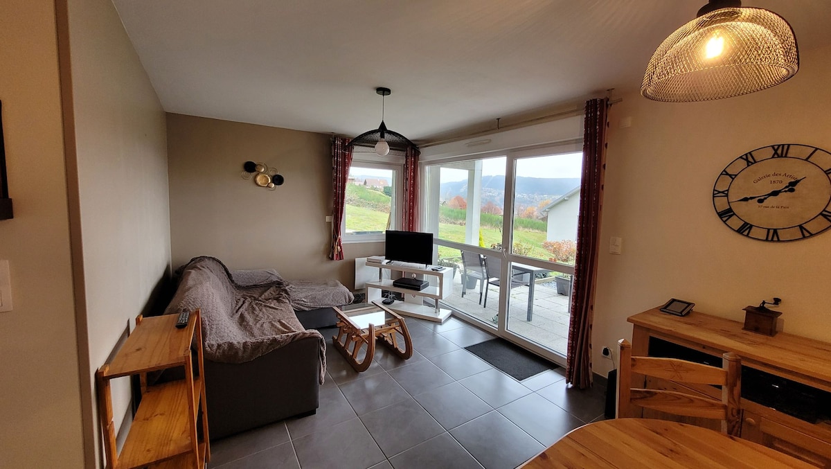 Successful Airbnb property: Mountain apartment with lake view in Vosges