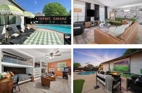 10 mins to FIFA Dallas Stadium, Pool, Golf, Games