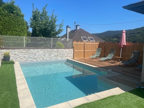 Impasse 2-6 people: spa, pool, fireplace