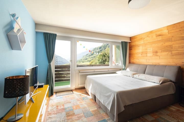 Ferienwohnung Mit Aussicht / Direkt An Gemmibahn - Leukerbad