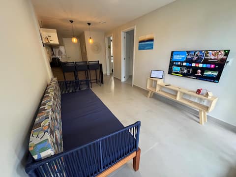 Airbnb em destaque: Apartment with two suites, kitchen and living room em Tibau Do Sul