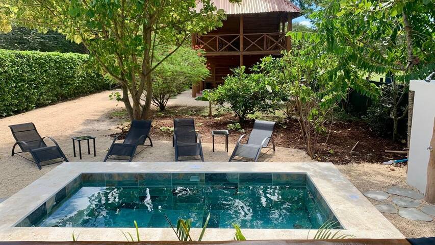 Cabana avec piscine privée