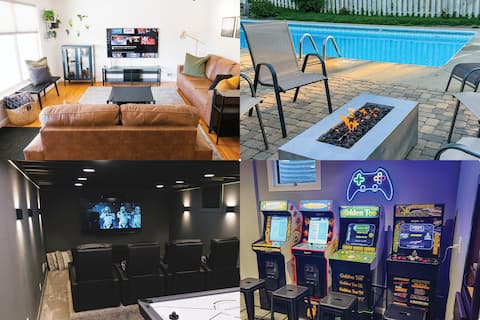 Pool, Theater, Game Room! Family Retreat!