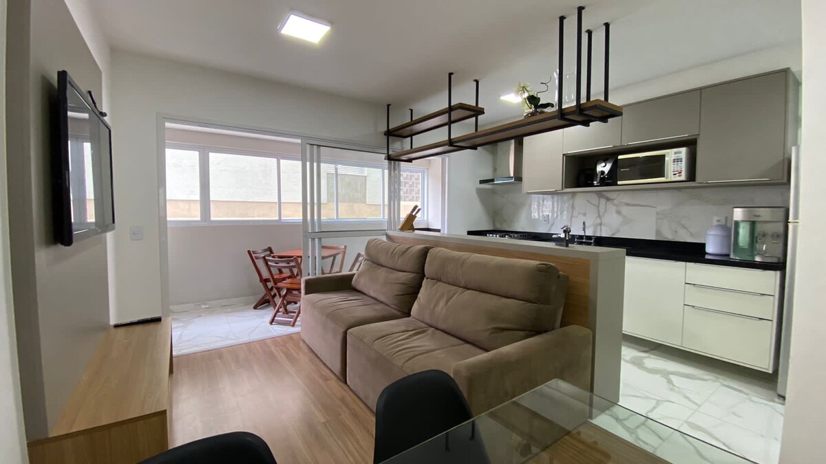 Top Airbnb: Apartment with heating and cooling, Jacuzzi, downtown em Poços De Caldas