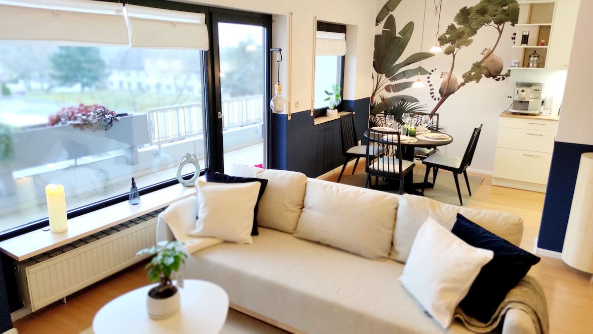 Popular Airbnb listing: Modern rooftop with terrace near Strasbourg in Kehl