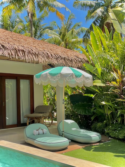 New 3 bedroom garden villa with swimming pool