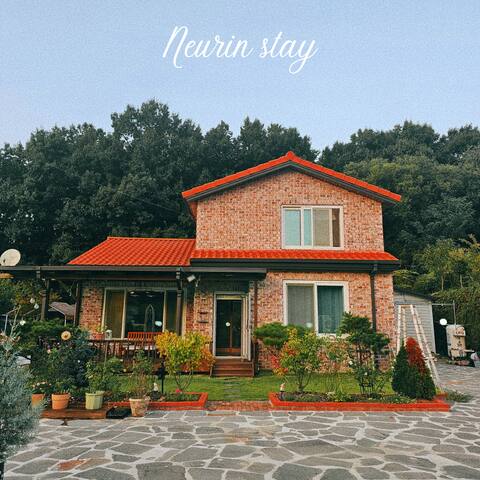 Slow stay # Private pension # Garden view # 300 pyeong # Fire pit # Barbecue # 3 bedrooms # 2 bathro