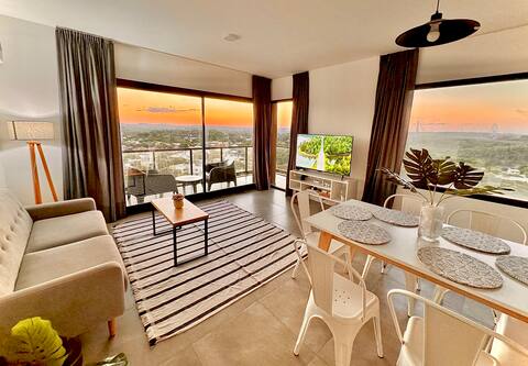 Centrally located apartment with panoramic views