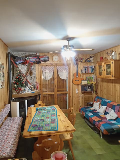 central with garden surrounded by nature