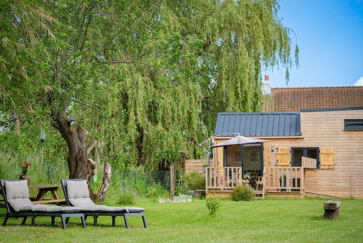 Tiny house in the heart of the marshes + optional hot tub