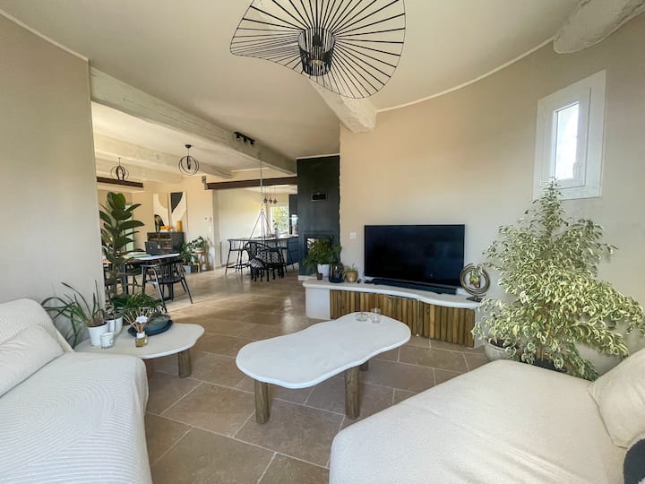 Villa Marthe, Piscine, Clim, 6 Pers, Aups à Pied - Aups