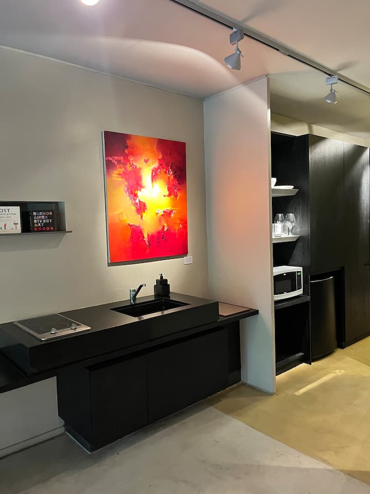 Kitnet de 40 m² com varanda em Palermo