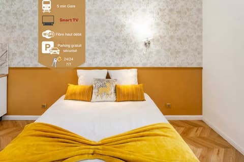 Imperial House Confort - 5 min Gare - Parking