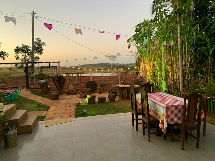 Country house with hydro, 40 min from Goiânia