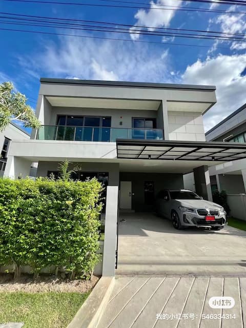 BangNa Modern Simple 2 Story Villa, 4 Bedrooms, 4 Bathrooms, Set 6 to 1, In addition to the Festival