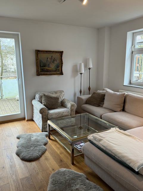 Romantic half-timbered ensemble