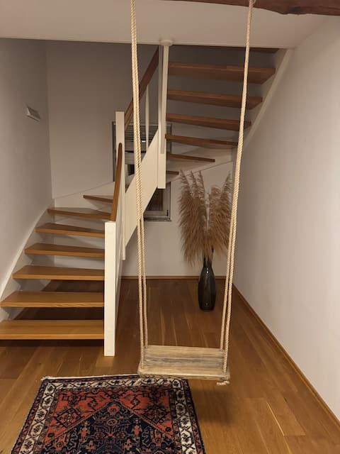 Romantic half-timbered ensemble