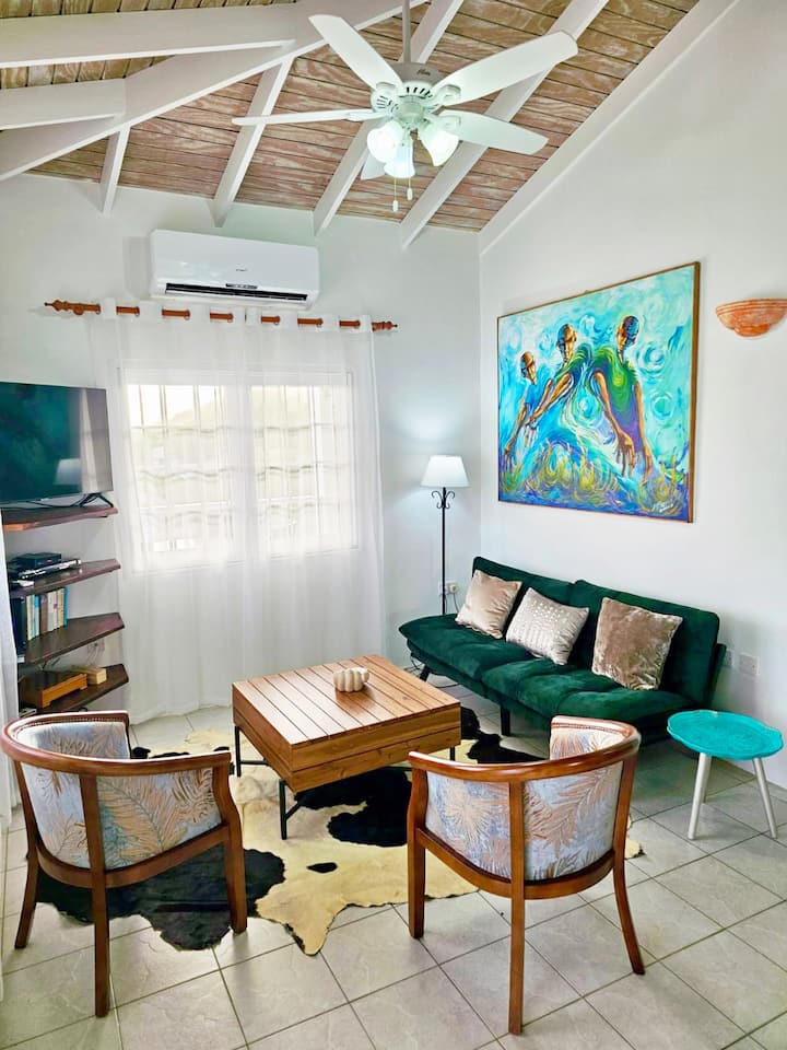 Sundown Stay, Modern Sunset Magic Artistic Flair - Rodney Bay