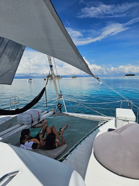 A-Private room on a catamaran