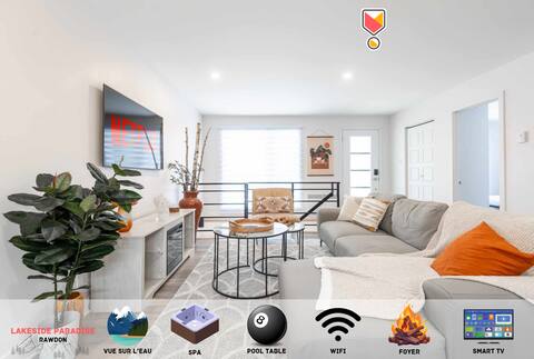 Lake View |Spa|Billiards|Wifi|Fireplace|Smart TV|5 Ch.|