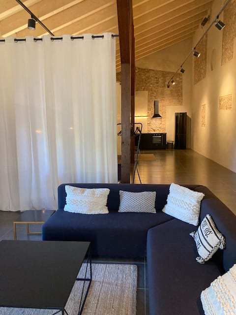 230 m2 loft in mill with pool