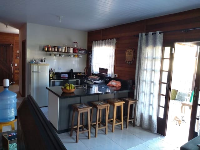 Entire home with 3 bedrooms in Itapoá - Casa rústica de veraneio em Itapoá  SC