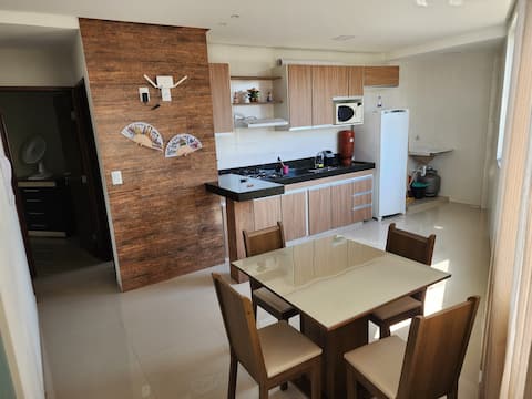 Fully equipped downtown apartment with air conditioning + garage