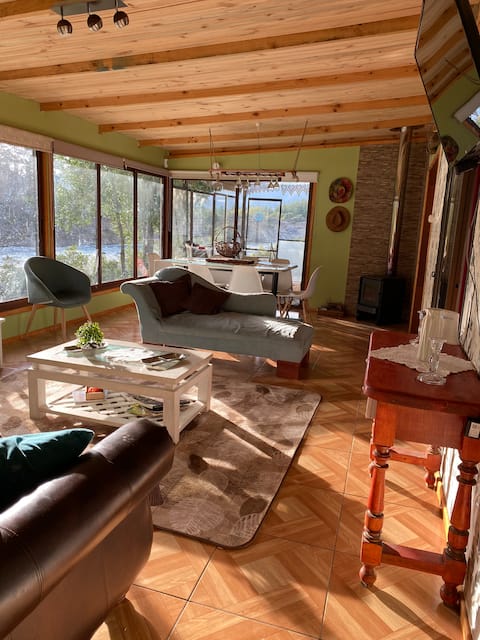 Cabaña San Fabián. Very spacious