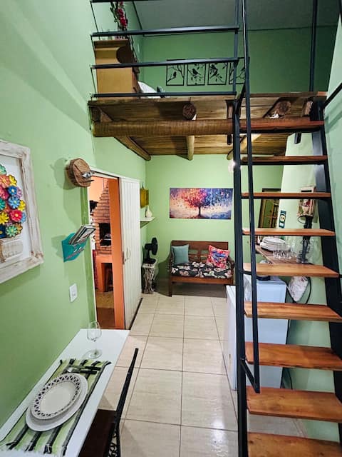 Top Airbnb: Cozy cottage with a mezzanine and garden views em São João Del Rei