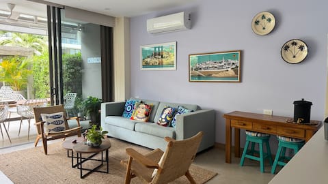 Top performing Airbnb: Morros Zoe Apartment near the sea/private pool in Manzanillo Del Mar