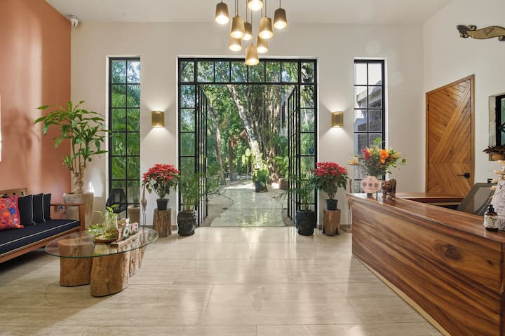 Bluedeertulum: 3 Luxvillas+pools&jac+staff <30 Max - Tulum
