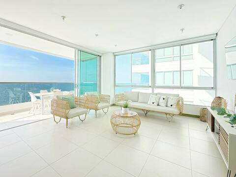 Apto en Coveñas with pool and beach ocean front