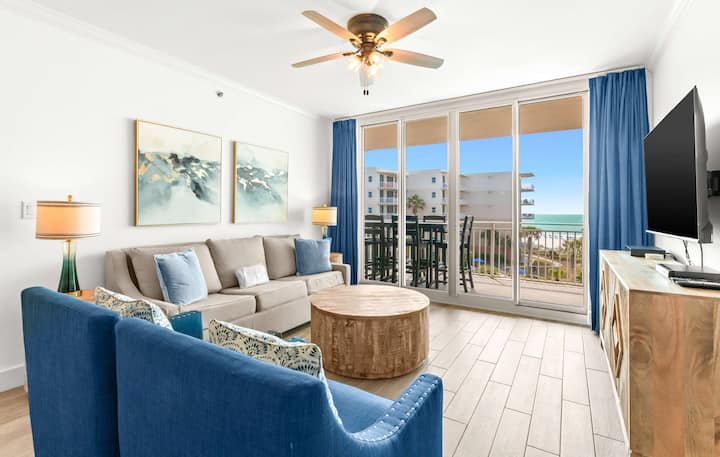 2br Oceanfront | Hot Tub | Pool | Private Beach - 포르 월턴 비치