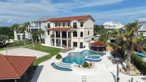 Luxury Htd Pool/Spa Game Room w/Beach, Bay, & Boat